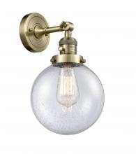 Innovations Lighting 203SW-AB-G204-8 - Beacon - 1 Light - 8 inch - Antique Brass - Sconce