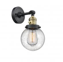 Innovations Lighting 203SW-BAB-G204-6 - Beacon - 1 Light - 6 inch - Black Antique Brass - Sconce