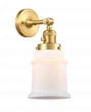 Innovations Lighting 203SW-SG-G181 - Canton - 1 Light - 7 inch - Satin Gold - Sconce