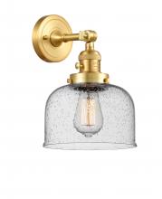 Innovations Lighting 203SW-SG-G74 - Bell - 1 Light - 8 inch - Satin Gold - Sconce