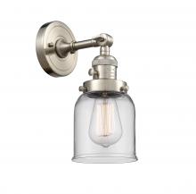 Innovations Lighting 203SW-SN-G52 - Bell - 1 Light - 5 inch - Brushed Satin Nickel - Sconce