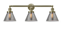 Innovations Lighting 205-AB-G43-LED - Cone - 3 Light - 32 inch - Antique Brass - Bath Vanity Light