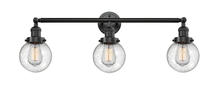 Innovations Lighting 205-OB-G204-6 - Beacon - 3 Light - 30 inch - Oil Rubbed Bronze - Bath Vanity Light