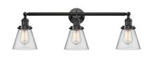 Innovations Lighting 205-OB-G62 - Cone - 3 Light - 30 inch - Oil Rubbed Bronze - Bath Vanity Light