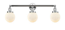 Innovations Lighting 205-PC-G201-6 - Beacon - 3 Light - 30 inch - Polished Chrome - Bath Vanity Light