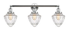 Innovations Lighting 205-PC-G664-7 - Bullet - 3 Light - 34 inch - Polished Chrome - Bath Vanity Light