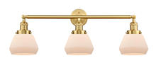 Innovations Lighting 205-SG-G171 - Fulton - 3 Light - 30 inch - Satin Gold - Bath Vanity Light