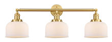 Innovations Lighting 205-SG-G71 - Bell - 3 Light - 32 inch - Satin Gold - Bath Vanity Light