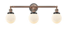 Innovations Lighting 205BP-ACBK-G201-6 - Beacon - 3 Light - 30 inch - Antique Copper - Bath Vanity Light