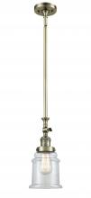 Innovations Lighting 206-AB-G182 - Canton - 1 Light - 6 inch - Antique Brass - Stem Hung - Mini Pendant