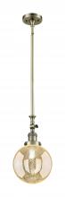 Innovations Lighting 206-AB-G208-8 - Beacon - 1 Light - 8 inch - Antique Brass - Stem Hung - Adjustable Mini Pendant