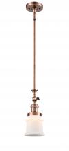 Innovations Lighting 206-AC-G181S - Canton - 1 Light - 5 inch - Antique Copper - Stem Hung - Mini Pendant