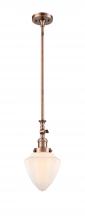 Innovations Lighting 206-AC-G661-7 - Bullet - 1 Light - 7 inch - Antique Copper - Stem Hung - Mini Pendant