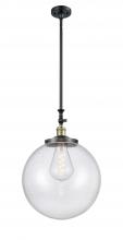 Innovations Lighting 206-BAB-G204-16 - Beacon - 1 Light - 12 inch - Black Antique Brass - Stem Hung - Mini Pendant