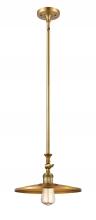 Innovations Lighting 206-BB-MFR-BB-12 - Appalachian - 1 Light - 12 inch - Brushed Brass - Stem Hung - Mini Pendant