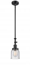 Innovations Lighting 206-BK-G54 - Bell - 1 Light - 5 inch - Matte Black - Stem Hung - Mini Pendant