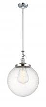 Innovations Lighting 206-PC-G204-14 - Beacon - 1 Light - 12 inch - Polished Chrome - Stem Hung - Mini Pendant