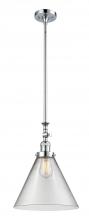 Innovations Lighting 206-PC-G42-L - Cone - 1 Light - 12 inch - Polished Chrome - Stem Hung - Mini Pendant