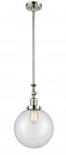 Innovations Lighting 206-PN-G202-10 - Beacon - 1 Light - 10 inch - Polished Nickel - Stem Hung - Mini Pendant