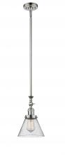 Innovations Lighting 206-PN-G44 - Cone - 1 Light - 8 inch - Polished Nickel - Stem Hung - Mini Pendant