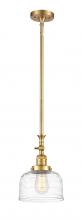 Innovations Lighting 206-SG-G713 - Bell - 1 Light - 8 inch - Satin Gold - Stem Hung - Mini Pendant