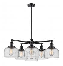 Innovations Lighting 207-6CR-BK-G74 - Large Bell 6 Light Chandelier