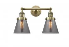 Innovations Lighting 208-AB-G63 - Cone - 2 Light - 16 inch - Antique Brass - Bath Vanity Light