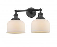 Innovations Lighting 208-BK-G71 - Bell - 2 Light - 19 inch - Matte Black - Bath Vanity Light