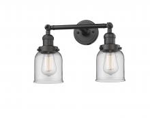 Innovations Lighting 208-OB-G52 - Bell - 2 Light - 16 inch - Oil Rubbed Bronze - Adjustable Bath Vanity Light