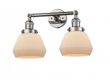 Innovations Lighting 208-PN-G171 - Fulton - 2 Light - 17 inch - Polished Nickel - Bath Vanity Light