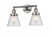 Innovations Lighting 208-PN-G64 - Cone - 2 Light - 16 inch - Polished Nickel - Adjustable Bath Vanity Light