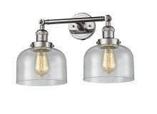 Innovations Lighting 208-PN-G74 - Bell - 2 Light - 19 inch - Polished Nickel - Adjustable Bath Vanity Light