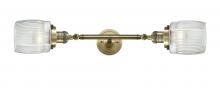 Innovations Lighting 208L-AB-G302 - Colton - 2 Light - 6 inch - Antique Brass - Bath Vanity Light