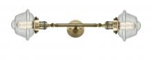 Innovations Lighting 208L-AB-G534 - Oxford - 2 Light - 8 inch - Antique Brass - Adjustable Bath Vanity Light