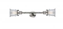 Innovations Lighting 208L-PN-G182S - Canton - 2 Light - 6 inch - Polished Nickel - Adjustable Bath Vanity Light