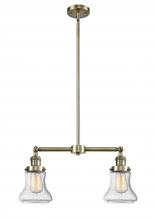 Innovations Lighting 209-AB-G194 - Bellmont - 2 Light - 21 inch - Antique Brass - Stem Hung - Island Light