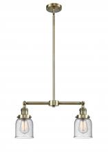 Innovations Lighting 209-AB-G54 - Bell - 2 Light - 21 inch - Antique Brass - Stem Hung - Adjustable Island Light