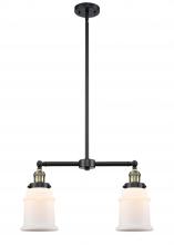 Innovations Lighting 209-BAB-G181 - Canton - 2 Light - 21 inch - Black Antique Brass - Stem Hung - Island Light