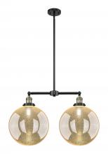 Innovations Lighting 209-BAB-G208-12 - Beacon - 2 Light - 27 inch - Black Antique Brass - Stem Hung - Adjustable Island Light