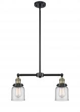 Innovations Lighting 209-BAB-G52 - Bell - 2 Light - 21 inch - Black Antique Brass - Stem Hung - Adjustable Island Light