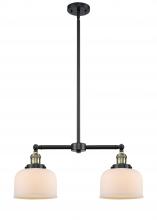 Innovations Lighting 209-BAB-G71 - Bell - 2 Light - 21 inch - Black Antique Brass - Stem Hung - Adjustable Island Light
