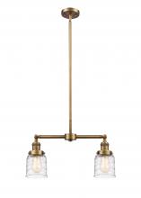 Innovations Lighting 209-BB-G513 - Bell - 2 Light - 21 inch - Brushed Brass - Stem Hung - Island Light