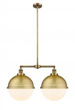 Innovations Lighting 209-BB-HFS-121-BB-LED - Hampden - 2 Light - 18 inch - Brushed Brass - Stem Hung - Island Light