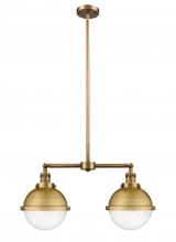 Innovations Lighting 209-BB-HFS-84-BB-LED - Hampden - 2 Light - 18 inch - Brushed Brass - Stem Hung - Island Light