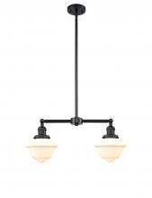 Innovations Lighting 209-BK-G531 - Oxford - 2 Light - 24 inch - Matte Black - Stem Hung - Island Light