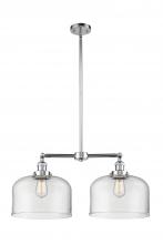 Innovations Lighting 209-PC-G72-L - Bell - 2 Light - 21 inch - Polished Chrome - Stem Hung - Adjustable Island Light