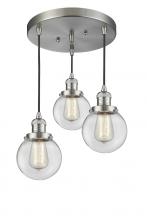 Innovations Lighting 211/3-SN-G202-6 - Beacon Multi-Pendant