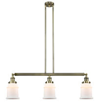 Innovations Lighting 213-AB-G181 - Canton - 3 Light - 39 inch - Antique Brass - Stem Hung - Island Light