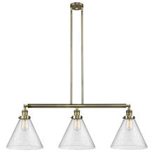 Innovations Lighting 213-AB-G44-L - Cone - 3 Light - 44 inch - Antique Brass - Stem Hung - Island Light