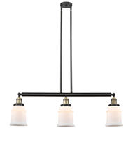 Innovations Lighting 213-BAB-G181 - Canton - 3 Light - 39 inch - Black Antique Brass - Stem Hung - Island Light